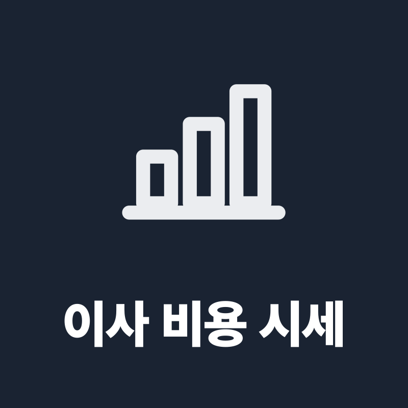 전국 이사 비용 시세